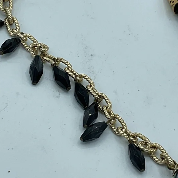 “VINTAGE ROPE DROP GLASS BEAD NECKLACE”. Unique Piece of Costume Jewellery. - Picture 6 of 16